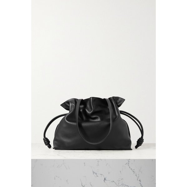 플라멩코 라지 가죽 토트 블랙 1647597336970716