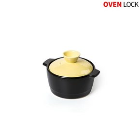 컬러 내열 뚝배기 찜기 옐로우/옐로우뚝배기/요리용뚝배기/조리용뚝배기/찌개뚝배기/국뚝배기/가정