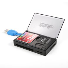 메모리 수납형 USB3.0 멀티카드리더기 CF,SDHC NEXT-9708U3