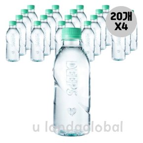 딥스 에코그린 휴대용 미니 생수 300ml 20개 4세트