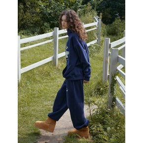 Butter Wing Fluff Sweat Pants (Navy)