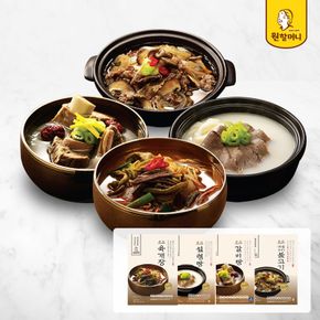 [원할머니]육개장외 1팩씩 맛보기세트(총4팩 설렁탕+갈비탕+불고기)..[33177221].