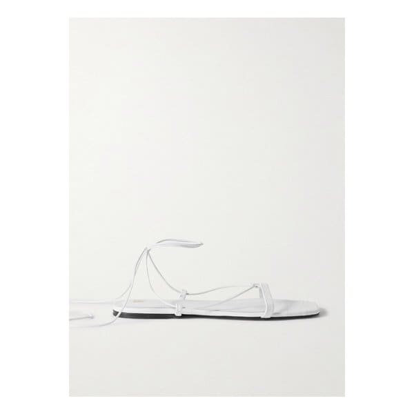 크로커다일 이펙트 가죽 레이스업 샌들 1647597326276473