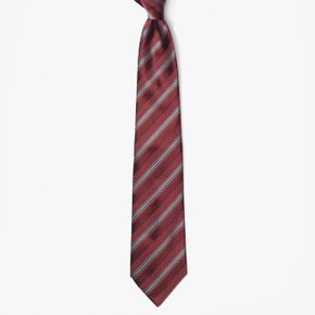 리베라노리베라노 넥타이 SILK TIE (STRIPE 8) BURGUNDY LID1M80009A43