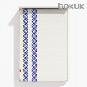 보국 전기요 카본 탄소 전기 매트 침대 전기장판 싱글 1인용 워셔블 리버블루