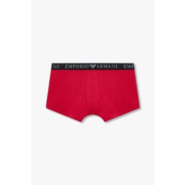 EMPORIO ARMANI 남성 부클레 로고 밴딩 드로즈 (0815112022)