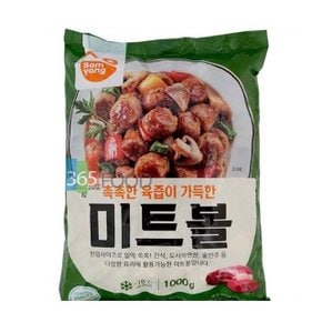 고품질 삼양 미트볼 1kg 즉석조리 전자렌지음식 (WFKIKNV)
