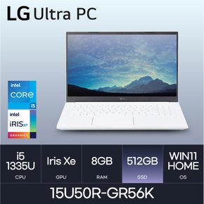 LG전자 울트라PC 15U50R-GR56K (WIN11HOME/SSD 512GB/RAM 8GB) HMC