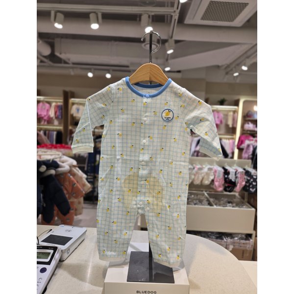 [파주점] [블루독베이비 (BL) 상큼레몬체크우주복 4517004106