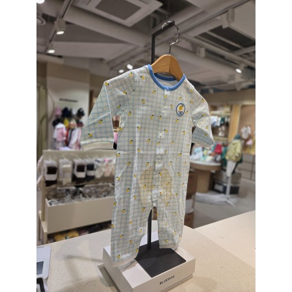 [파주점] [블루독베이비 (BL) 상큼레몬체크우주복 4517004106