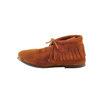  미국 미네통카 부츠 Minnetonka Womens Classic Fringe HardSole Boot 1427038