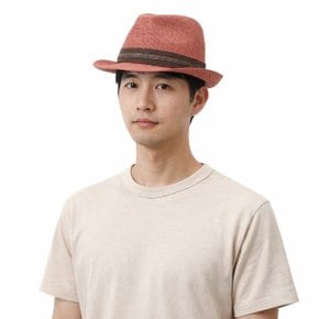 남성 삼색 컬러블록 클래식 중절모 DJ-HAA-FEDORA02