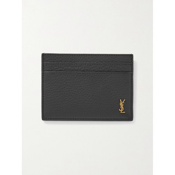 로고 아플리케 풀그레인 가죽 카드지갑 46376663163025172