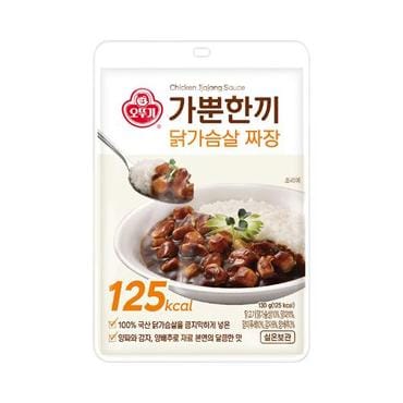 오뚜기 가뿐한한끼 닭가슴살짜장130g