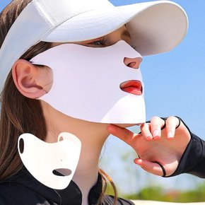 미소라인F 자외선차단마스크 골프마스크 얼굴햇빛가리개