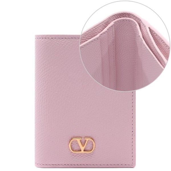 [부산점] 25FW 여성 브이로고 시그니처 반지갑 (7W2P0AJ5 SNP 16Q 25F)