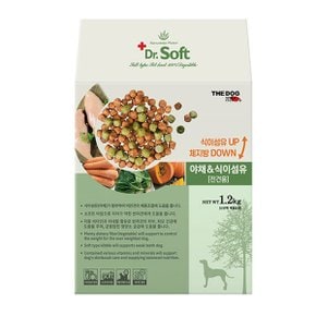 닥터소프트 야채+식이섬유 1.2kg 다이어트 사료