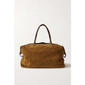 Perriand Xl Leather-trimmed Suede Tote 브라운