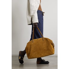 Perriand Xl Leather-trimmed Suede Tote 브라운