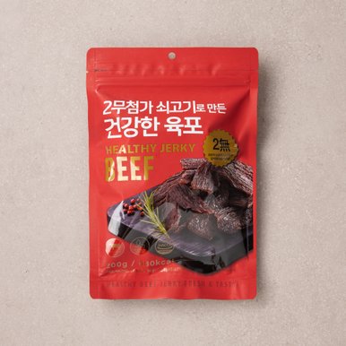 2무첨가 쇠고기로 만든 건강한 육포 200g