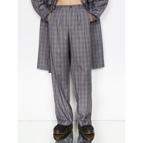 GREY CHECK TROUSER