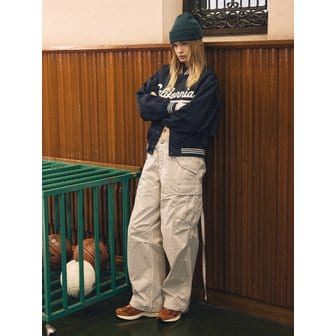 후아유 Cotton Nylon Cargo Pants WHTAE2311U