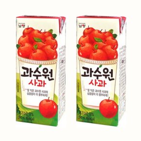과수원사과190mlx24펫/음료수/음료/팩음료