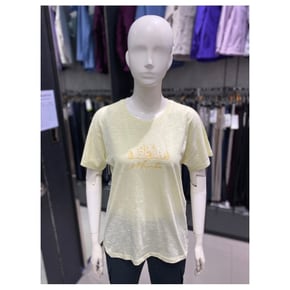 여성 여름 슬럽 라운드 돌먼티셔츠R 4 1MQTSM4525LY _SG
