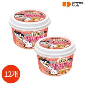 CL 삼양 로제불닭 납작 당면 컵라면 169g x 12개
