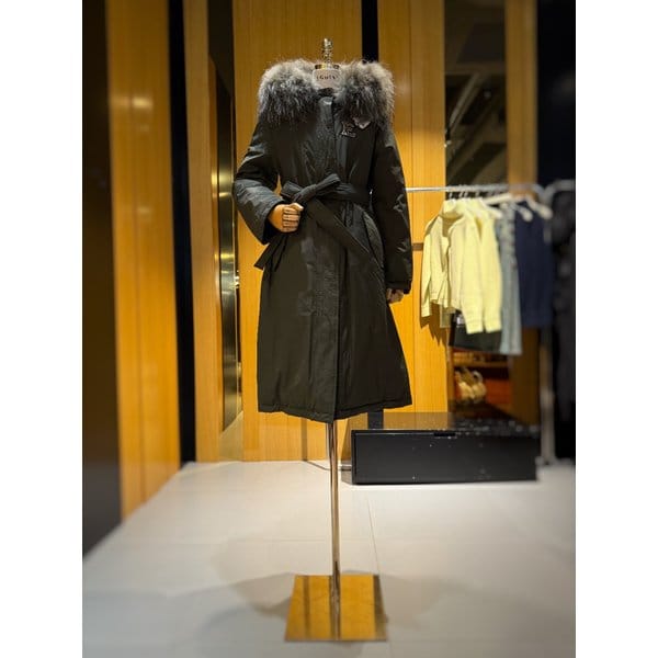 [시흥점] 여성 야상형 리버시블 구스 롱 점퍼 (ER4JD001)