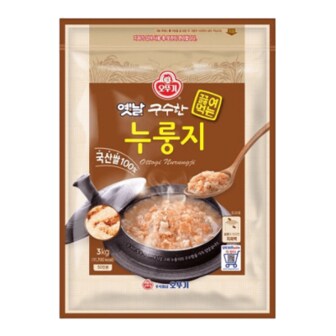 텐바이텐 오뚜기누룽지 옛날 구수한 끓여먹는 누룽지 3kg /쌀 국산쌀 100프로