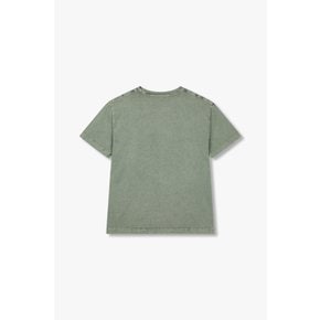 [UNISEX] 엠보 로고 워시드 티셔츠 3624120021000
