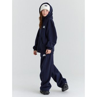 오실롯주니어 E57 기모 웨이브후드 셋업 (네이비)