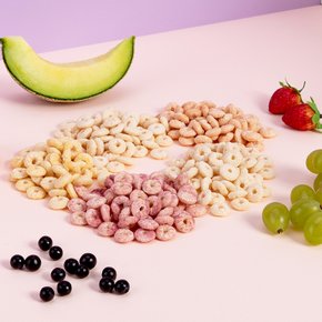 핑거 동그란 자일리톨 멜론링 아이 쌀과자 아기 간식 떡뻥