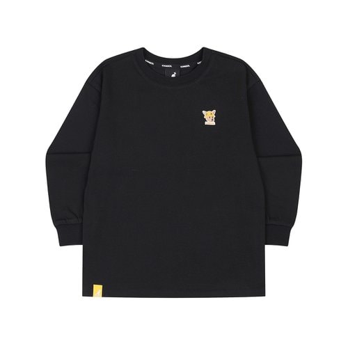 루 심볼 롱 슬리브 티셔츠 RC 0005 블랙ARCCRT00050BK