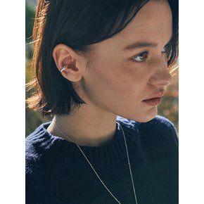 [925 silver] Deux.silver.178 / ouvert earcuff