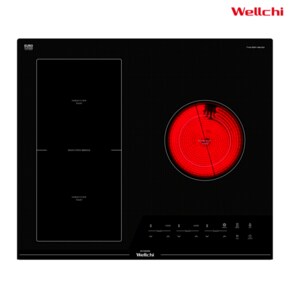 3구 빌트인 전기레인지 하이라이트 인덕션 하이브리드 KR-CHB350N