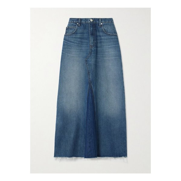 넷 서스테인 도로시 데님 미디 스커트 다크 데님 1647597338596111