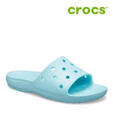 [세일] 크록스 슬리퍼 /47- 206121-4O9 / Classic Crocs Slide Ice Blue