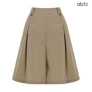 ab.f.z [ab.f.z/신상] 벨트고리 단추 원턱 하프 팬츠 (AFZ5MP53A)