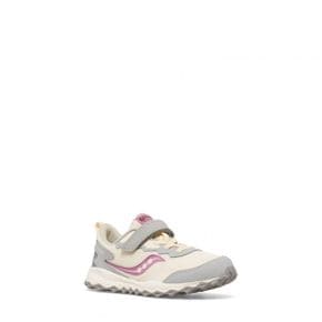 키즈 Saucony 키즈 Peregine KDZ A/C 워터 리펠런트 발수 하이킹 스니커즈 운동화 - 베이지 Orch