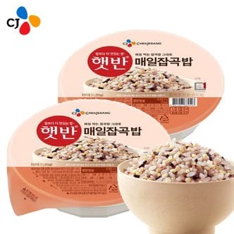  CJ제일제당 햇반 매일잡곡밥 210g*4입 x3개