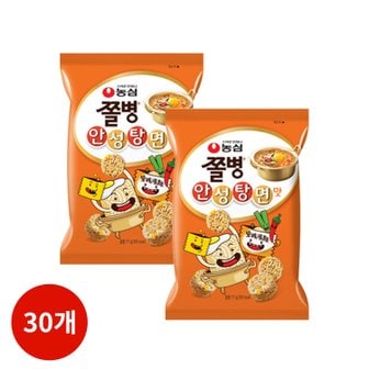 무케렌시아 농심_쫄병스낵 안성탕면맛 77g x 30입