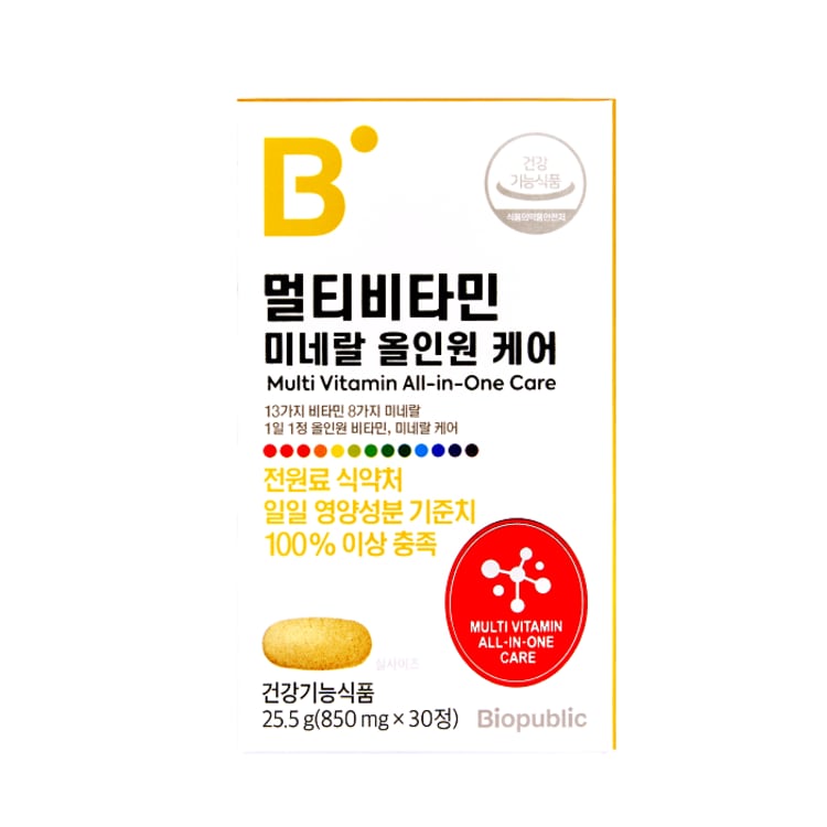 Biopublic]멀티비타민미네랄올인원케어 30정, 믿고 사는 즐거움 Ssg.Com