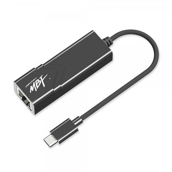 엠지솔루션 엠비에프 MBF-CLAN20BK USB C TYPE 유선랜카드 블랙