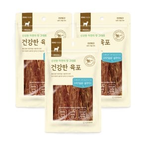 건강한육포 오리가슴살 슬라이스 애견간식 100g x 3개