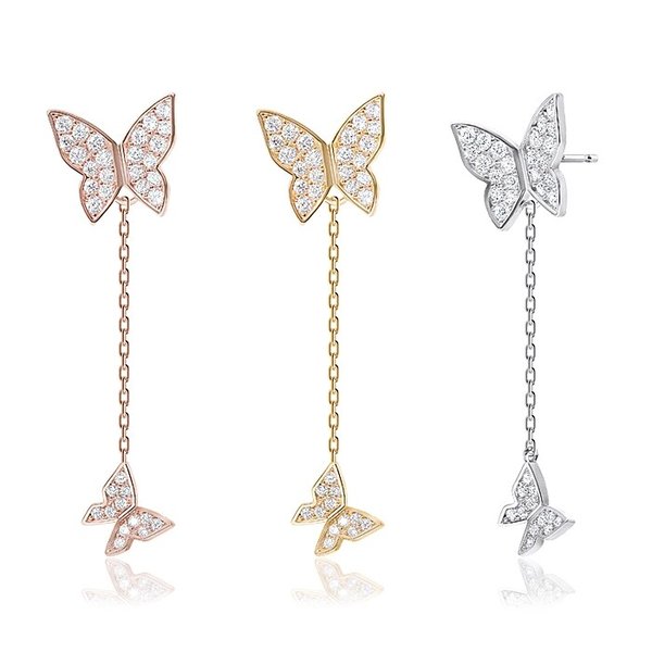 14k G.F 페오스 드롭 귀걸이 EA3042