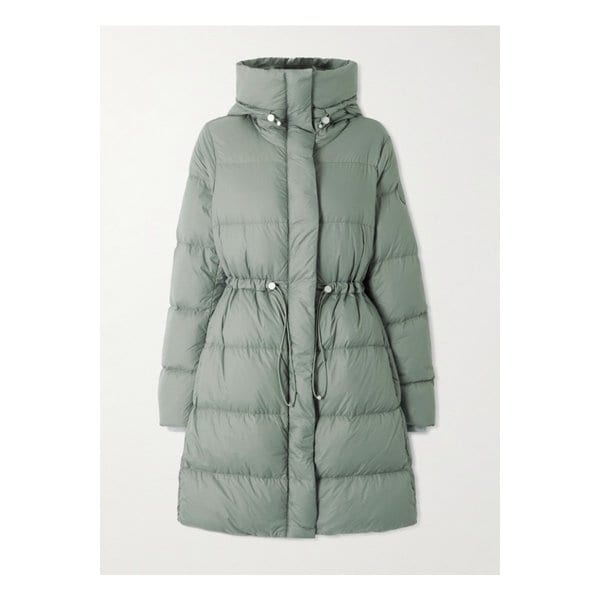 몽고메리 후드 퀼팅 셸 다운 코트 그린 46376663162931366