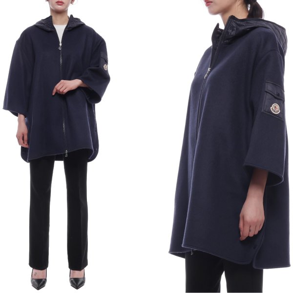 [부산점] 25FW 여성 울 후드 케이프 (3G00002 M7148 P77 25F)