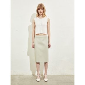 H-LINE MIDI SKIRT_LIGHT BEIGE